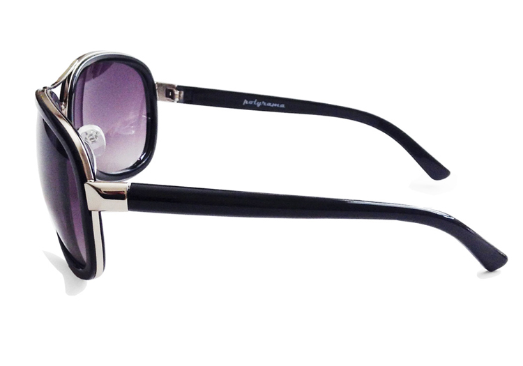 Aviator Composite Sunglasses Black