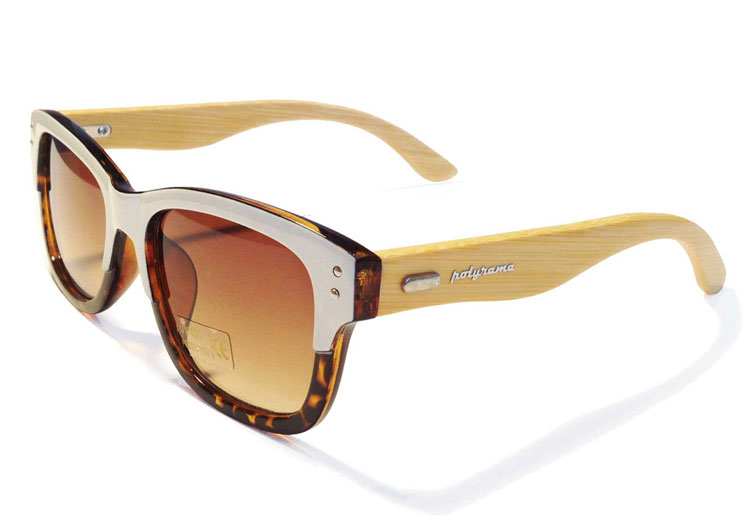 Bamboo Wayfarer Sunglasses Tortoise