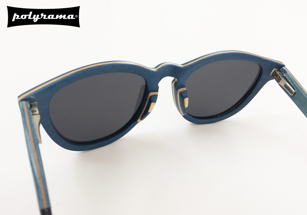 Blue maple polarized sunglasses by Polyrama #3982