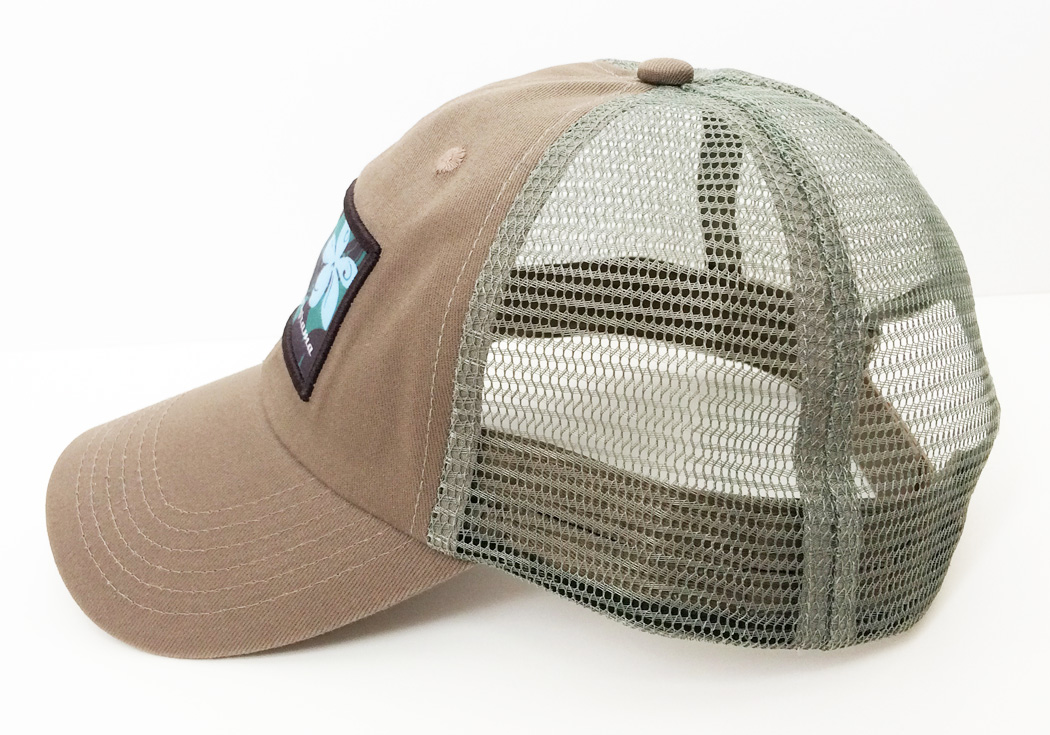 Hawaiian Trucker Hat #1620 side view
