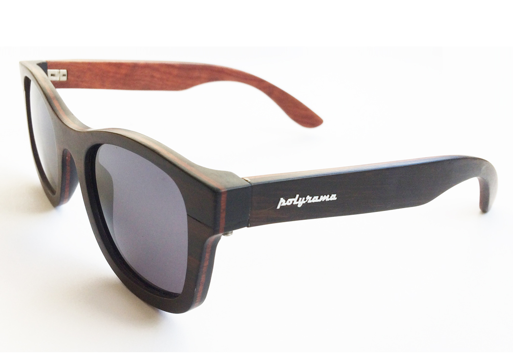 Rosewood Polarized Sunglasses by Polyrama #3986