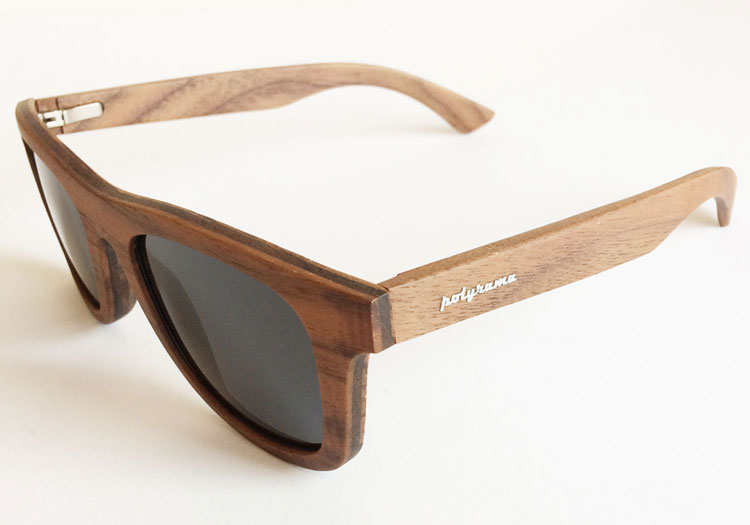 Walnut Wood Sunglasses with Polarized Lenses
